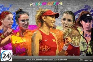 España bajo el liderazgo de Paula Badosa destaca en las Finales de la Billie Jean King Cup