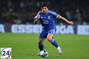 Jóvenes talentos italianos Zaniolo y Tonali se apartan de la selección debido a una investigación sobre supuestas apuestas ilegales