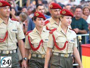 La emotiva presencia de la Princesa Leonor con los cadetes en Zaragoza impresiona a todos en el besamanos.