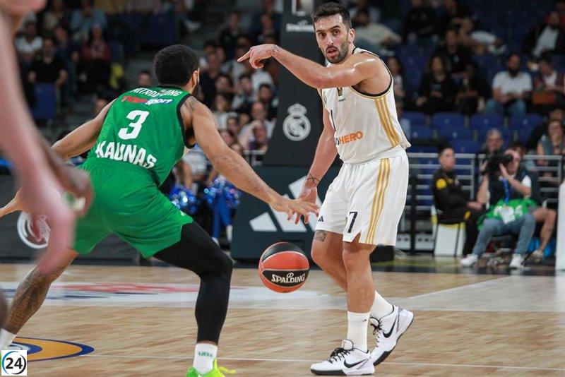 Real Madrid aplasta al Zalgiris en su debut en la Euroliga en casa