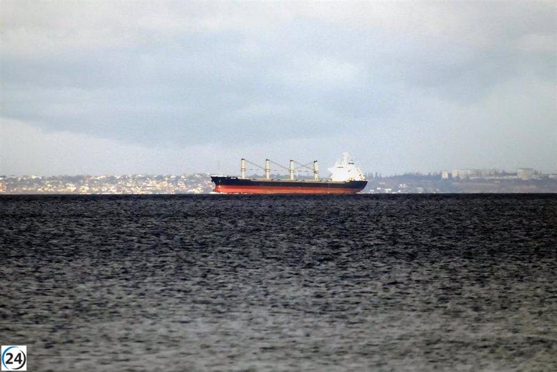 La ONU critica el ataque ruso a un buque civil en el mar Negro antes de llegar a Odesa.