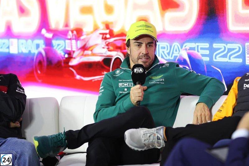 Fernando Alonso anhela la victoria en Las Vegas, pero ve como un desafío difícil