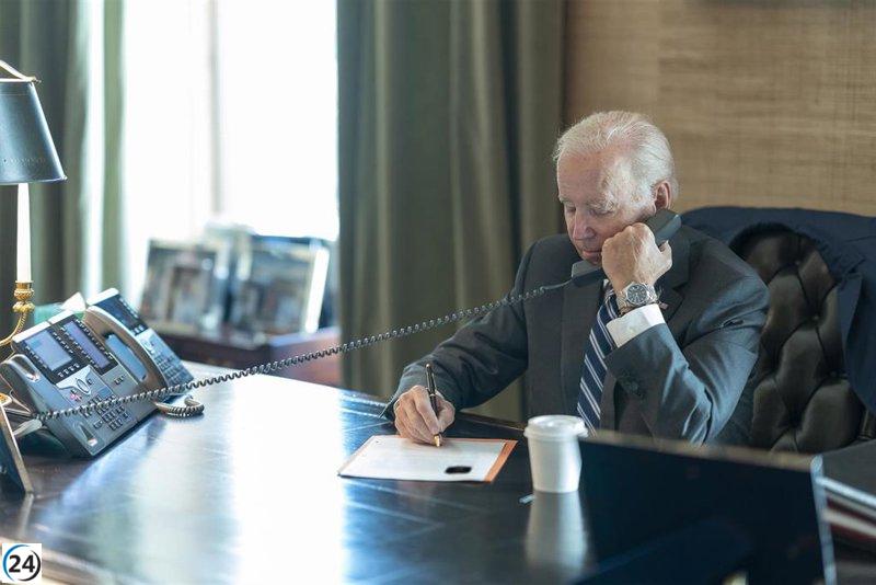 Biden conversa con emir de Qatar sobre tregua en Gaza y próxima liberación de rehenes.
