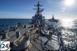 Los Estados Unidos derriban un dron en el Mar Rojo y culpan a los huthis por el intento de ataque.