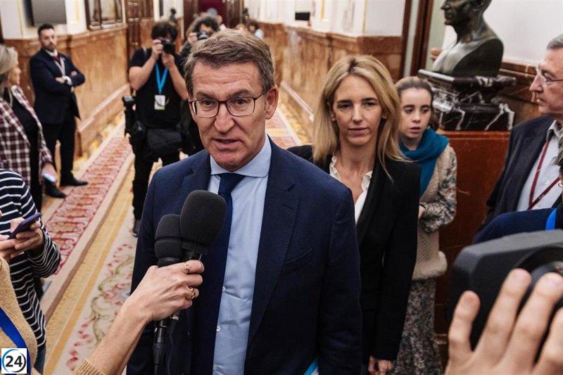 Feijóo critica el intercambio de la Alcaldía de Pamplona como parte del acuerdo secreto entre Sánchez y Bildu: 