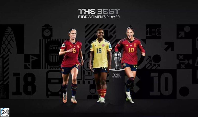 Jugadoras Aitana Bonmatí y Jennifer Hermoso nominadas al premio 'The Best' de la FIFA.