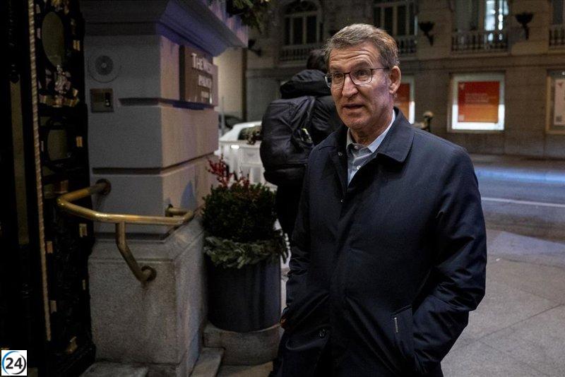 Feijóo buscará acuerdo con Sánchez sobre CGPJ y exige pacto en la reforma legal